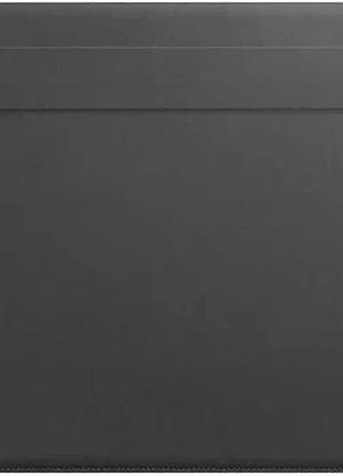 Чохол шкіряний для macbook pro 13.3 захист від ударів із мікрофіброю всередині сірий