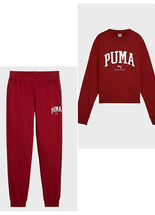 Костюм жіночий puma оригінал (світшот +штани) костюм пума оригинал (свитшот + штаны)