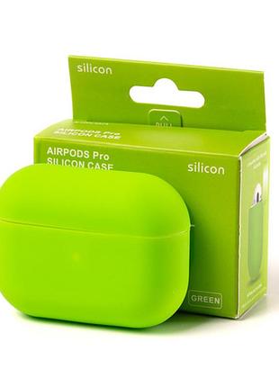 Чехол silicone case color box для airpods 3 - green