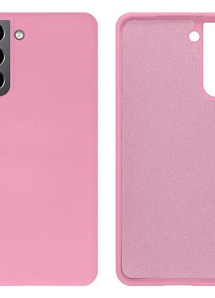 Чехол silicone case camera protective для samsung s22 (04) розовый pink