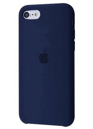 Чехол silicone case se 2020 dark blue темно синий