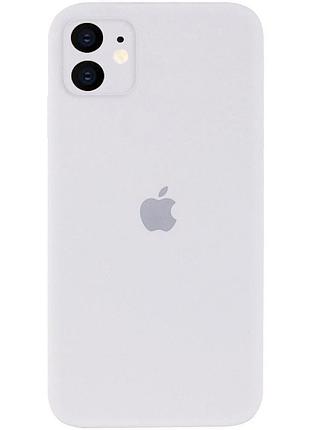 Чохол silicone full case camera square (квадратні) для iphone 11 white (22) білий