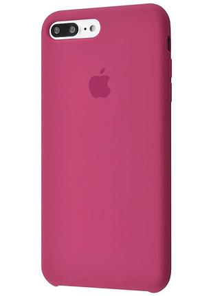Чехол silicone case для iphone 8 plus dragon fruit малиновый