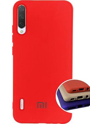 Чехол silicone full case для xiaomi mi 9 lite (24) red красный
