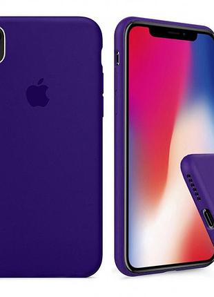 Чехол silicone full case для iphone xr ultraviolet фиолетовый