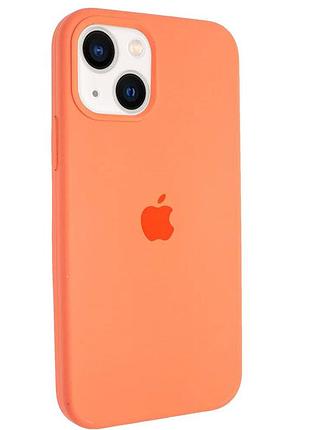 Чохол silicone full case для iphone 13 papaya (34) жовтогарячий