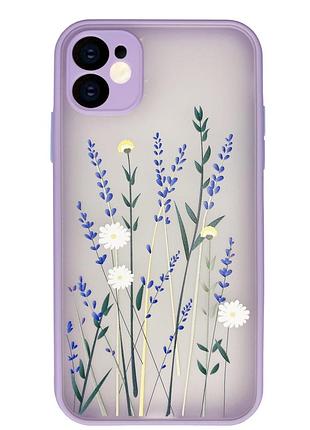Чехол противоударный для iphone 12 (02) lavanda лаванда