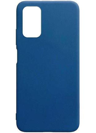 Чохол silicone case camera protective для xiaomi redmi note9t azure (10) синій