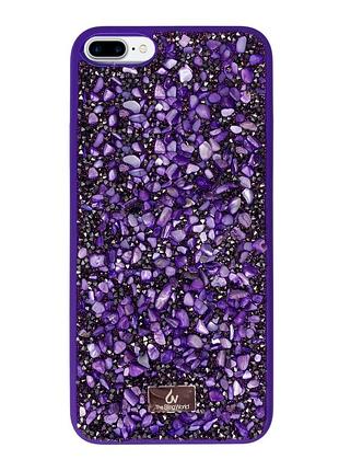 Чехол diamond the bling world case для iphone 8 plus (04) purple фиолетовый