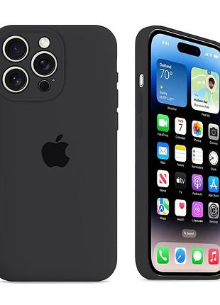 Чохол із захистом камери kassel silicone camera protective для iphone 14 pro (15) темно-сірий charcoal gray