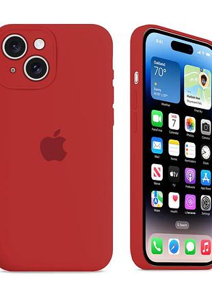 Чохол із захистом камери kassel silicone camera protective для iphone 14 (14) червоний red