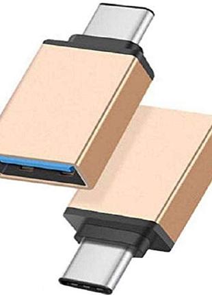 Перехідник otg usb — type c otc01 metal