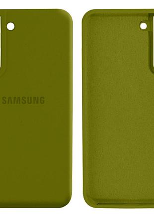 Чохол силіконовий full протиударний premium для samsung s22 (25) army green хакі