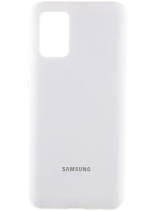 Чехол silicone case для samsung premium a04 white (09) белый