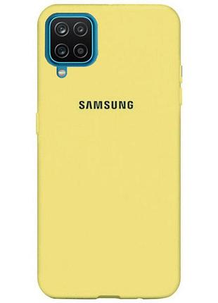 Чехол silicone case для samsung premium a42 flash (06) лимонный