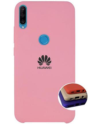 Чохол silicone full case для huawei y7p (05) pink рожевий