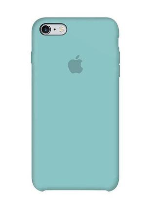 Чехол silicone case для iphone 6/6s sea blue бирюза