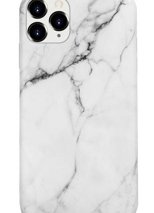 Чехол силиконовый мраморный для iphone 12 pro max (01) silver серебряный