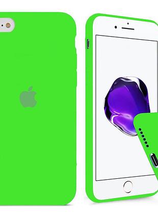 Чохол silicone full case se 2020 lime green салатовий