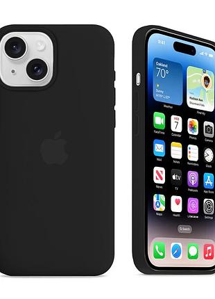 Чехол kassel silicone full case protective для iphone 16 plus с микрофиброй черный black