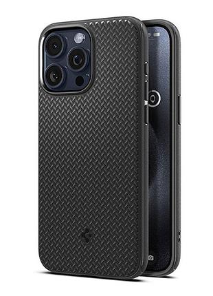 Чехол spigen mag armor case with magsafe для iphone 15 pro - black