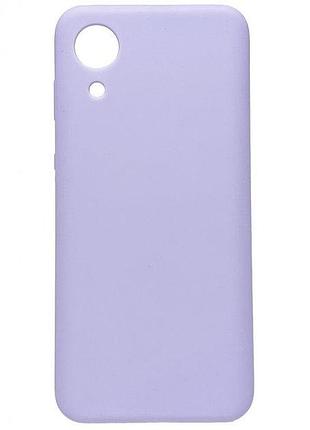 Чохол silicone case для samsung premium a03 core lilac (13) ліловий