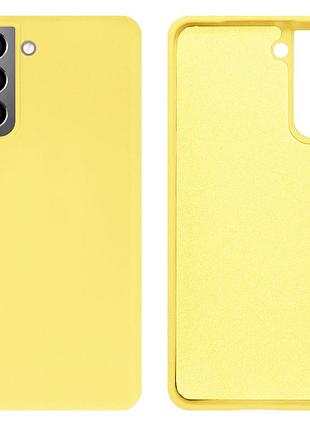 Чохол silicone case camera protective для samsung s22 plus (20) жовтий yellow