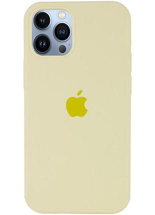 Чехол silicone full case для iphone 14 pro max mellow yellow (32) желтый