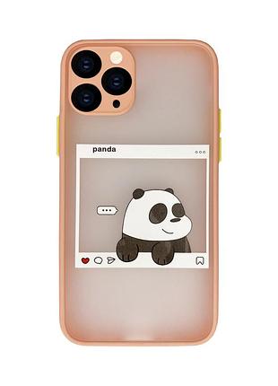 Чехол противоударный для iphone 11 pro (09) panda панда