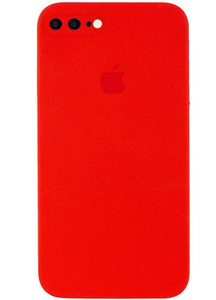 Чохол silicone full case camera square (квадратні) для iphone 7 plus red (24) червоний