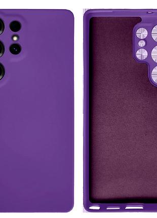 Чохол силіконовий full camera protective для samsung s25 ultra (14) purple фіолетовий