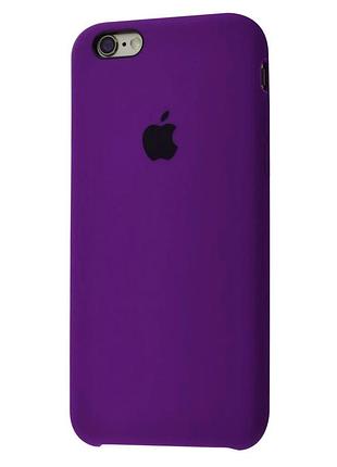 Чехол silicone case для iphone 6/6s purple фиолетовый