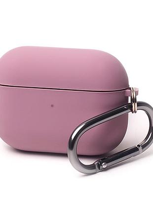Чехол silicone case microfiber для airpods pro - blueberry