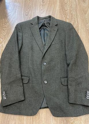 Шикарный британский твидовый пиджак sartoria blazer valley mills tweed