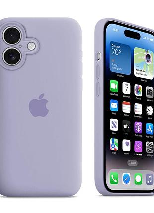 Чохол із захистом камери kassel silicone camera protective для iphone 16 (76) фіолетовий light lilac