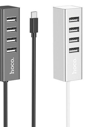 Перехідник hub hoco hb1 type-c to 4 usb
