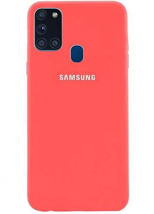 Чехол silicone case для samsung premium m31 coral (12) коралловый