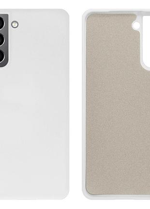 Чехол silicone case camera protective для samsung s24 plus (09) белый white