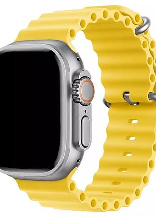 Ремешок для apple watch ocean band 38mm/40mm/41mm (yellow) желтый