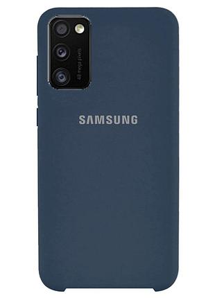 Чохол silicone case для samsung premium note 20ultra dark blue (08) темно-синій