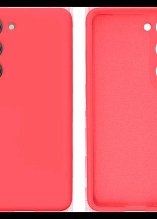 Чехол silicone case camera protective для samsung s23 (12) коралловый coral