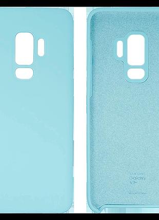 Чехол silicone case camera protective для samsung s9 plus (11) голубой lilac cream