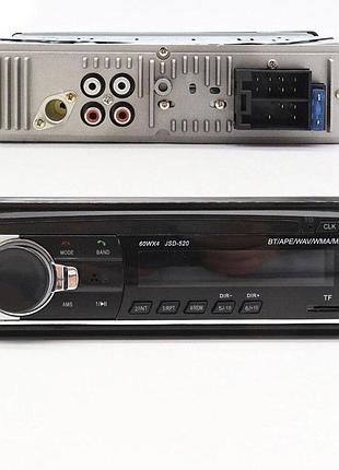 Автомагнитола mp3-sa-520 iso, 1din/bluetooth магнитола с подсветкой в авто