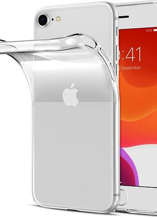 Чохол прозорий силіконовий для iphone se 2020