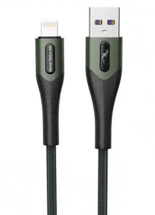 Быстрый заряд для устройств apple skydolphin s01l lightning кабель 1 м зеленый