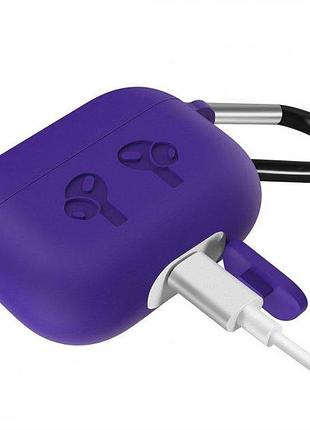 Чехол silicone case carabine airpods 3 (09) grape