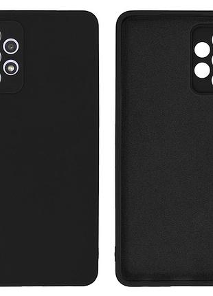 Чохол silicone case для samsung a72 (25) black чорний