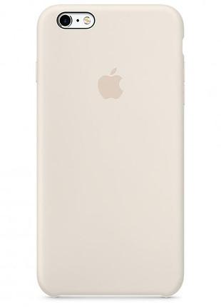 Чохол silicone case для iphone 8 antique white бежевий