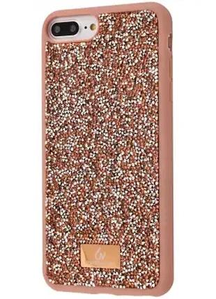 Чехол diamond the bling world case для iphone 8 plus (08) rose розовый