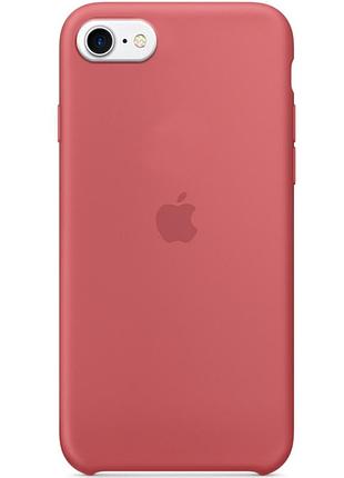 Чехол silicone case se 2020 camelia светло красный